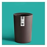 YIXIN2013SHOP Mülleimer Deckellose runde Mülleimer leichte Luxus Büro Haushalt Lagerauflage Wohnzimmer Schlafzimmer Toilette Toilettenpapier Korb Abfalleimer/Kosmetikeimer (Color : C)