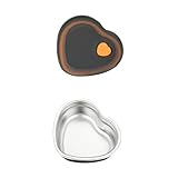 LIGIGWASH Herzform Edelstahl Frischhaltedose mit Silikondichtung Auslaufsicherer...