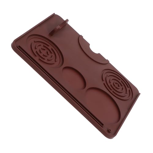 Alfombrilla de silicona para cafetera, protector antideslizante de barra de café y platos 2