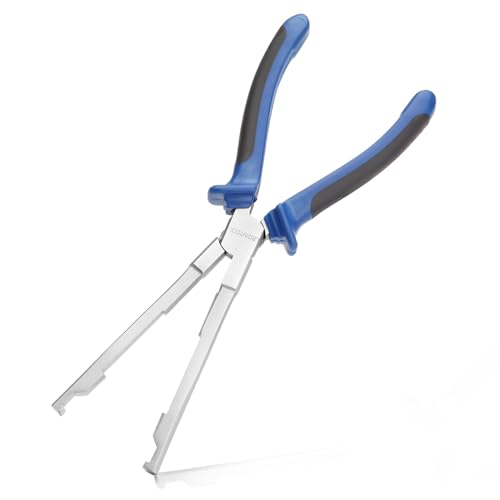 LEONTOOL Straight Jaw Glow Plug Pliers 9-Inch Removal Tool with TPR Handle Socket Pliers Connector Remover Auto Repair Tool for Diesel Engines