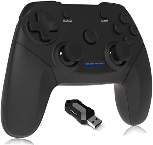 Comodo Design Ergonomico: Il gamepad è molto comodo da usare. La forma del gamepad si adatta naturalmente alle tue mani. Il pulsante ha un'alta sensibilità e una risposta rapida. La superficie del sudore non viene lasciata indietro.