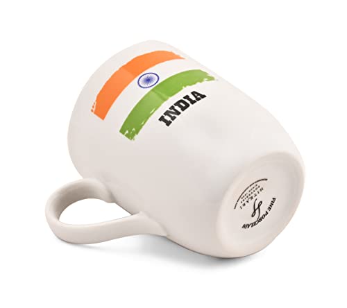 Image of Hitkari Potteries Porcelain India Coffee Mug Set of 2 Pcs| for Morning & Evening Coffee,Tea |350ml