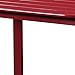 Linon Adirondack Wood Outdoor Coffee Table in Red