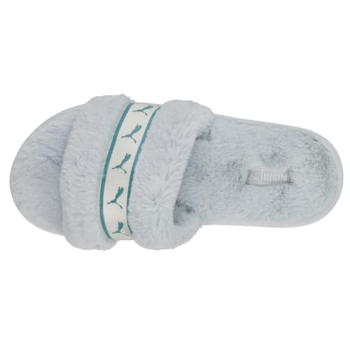 PUMA Kids Girls Fluff Remix Logo Slide Casual Sandals Casual - Blue4