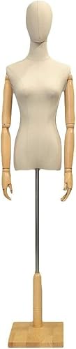 CONGRUI Mannequin Female Manikins Torso Body Busts Dummy Model Dress Form, Shop Window Clothing Jewelry Display