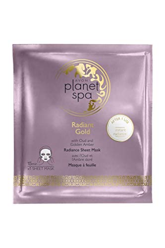 Avon Planet Spa Radiant Gold Radiance - Maschera in fogli