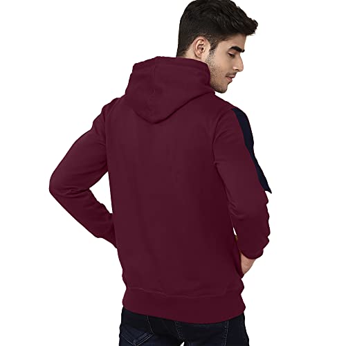 Image of Free Authority Harry Potter Printed Regular Fit Maroon Cotton Men's Sweatshirt