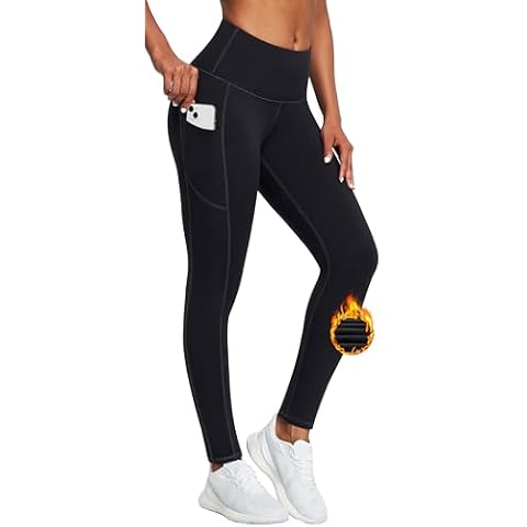 IUGA Fleece Lined Thermal Leggings for Women Cover