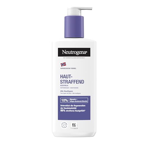 Neutrogena Formule norvégienne - Lait corporel raffermissant pour la peau (250 ml) - Lait corporel réparateur et non gras avec minéraux stimulant à la glycérine et au collagène - Pour tous les types