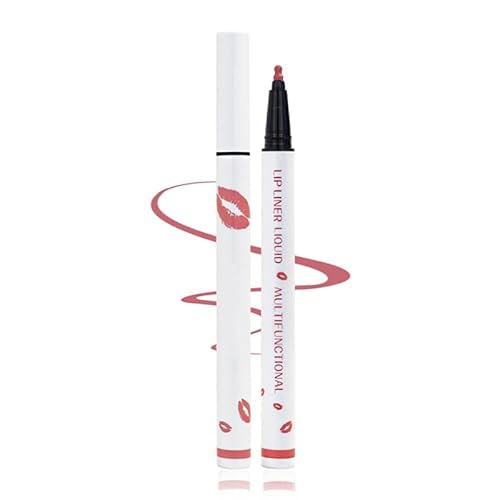 Cool Story Longwear Liquid Lip Liner Pen, Matte Lip Stain Marker, Waterproof Quick-Drying Long-Lasting Lipstick (07#, One Size)
