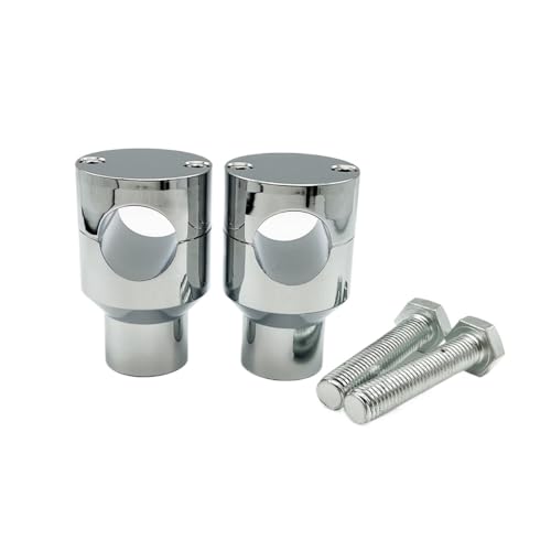 Risers de guidon moto 22mm 25mm adaptables pour rehausser les barres de 7/8 et 1 pouce