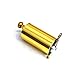 OUERMAMA Metal Appearing Cane Magic Pocket Staff for Professional Magician Stage Close-up Magic Trick Magic Accessories (Golden Silver, 59
