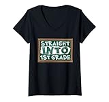 Photo Gallery donna straight into first grade tshirt - bentornato a scuola maglietta con collo a v Photo Gallery donna straight into first grade tshirt - bentornato a scuola maglietta con collo a v