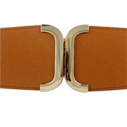 JSEIAJB Camel Belt Female Decorative Elastic Waistband With Skirt Waistband Outside Extra Wide2