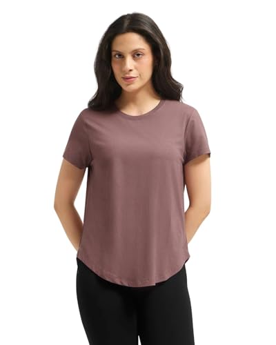 Image of Wellbi Bamboo Women's Tshirt - Ultra-Soft, Breathable & Sustainable | Premium Cotton Blend for Supreme Comfort | Stylish & Eco-Friendly T-Shirt for Women | Tshirt Women Cotton