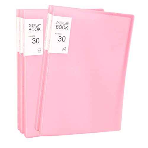 Pasta de livro de apresentação de plástico A4 com mangas de plástico transparente Livro de apresenta