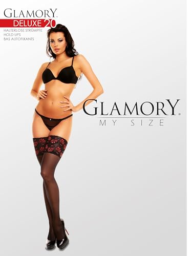GLAMORY Deluxe 20 steunkousen-szampan-56-58 (3XL)