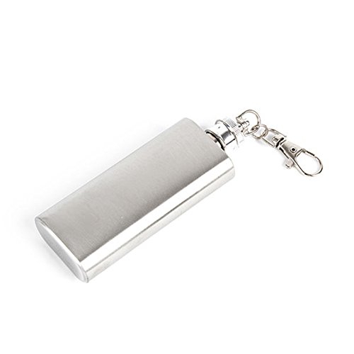 ZHOUBA 2oz Mini Wijnfles RVS Liquor Hip Flask met Schroefdop Draagbaar one size ZILVER - Image 5