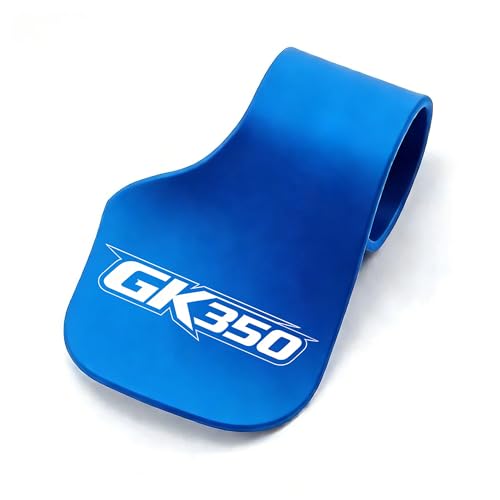 Clip rehausseur d'accélérateur moto ZONTES GK350 bleu et poignée de guidon anti-fatigue