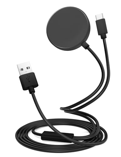 Sinoacc Charger for Samsung Galaxy Watch 6/5/4 Fast Charging for Galaxy Watch 6 Classic/5 Pro/3/Active 2,3.3Ft 2 in 1 USB Cable for Galaxy S23 Ultra/S22/S21/S20/fe,Note 20 ultra/10/9/8