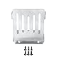JOYSOG Für LOSI 1/4 Promoto-MX Motorrad RC Chassis Armor Guard Plate, Edelstahl Front Rear Chassis Armor Protection Plate Skid Plate Upgrade Parts