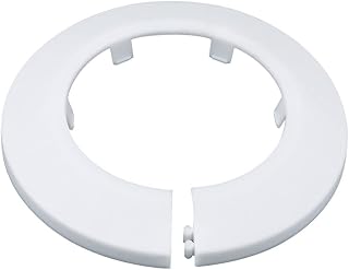 VHIMASA Radiator Pipe Cover Plastic Pipe Collar Soil Pipe Collar Toilet Waste Pipe Cover for 110 mm Diameter Home Improvement Pipe Installation