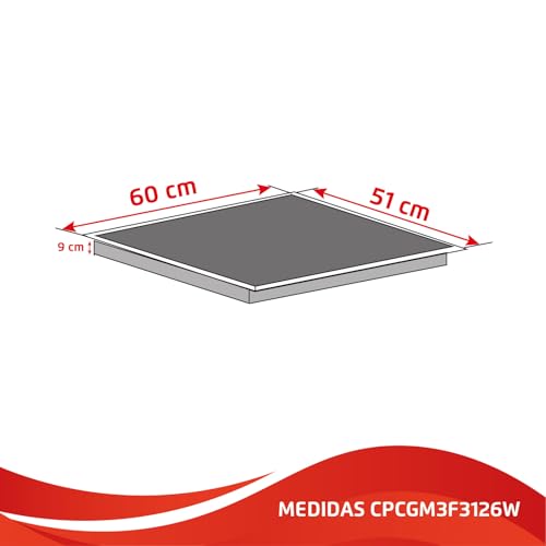 Plaque de cuisson gaz butane 60cm Corberó avec arrêt automatique - 5