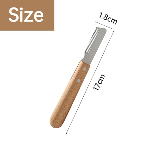 Image of Pet Comb, Dog and Cat Grooming Tool, Hair Cutting Scissors Alternative for Daily Care, Ideal for Shedding Control and Mat Removal