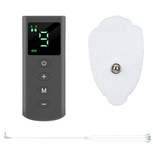 Asyduey Máquina de Estimulación Muscular Eléctrica Inalámbrica TENS con, Masajeador Corporal, Minimasajeador EMS.