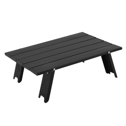 SPORTARC Table pliante d'extérieur, table de camping portable, table basse pour camping en plein air, pique-nique, 40 x 29 x 13,5 cm (noir), DY616647122M70I1E0WB3DPA48