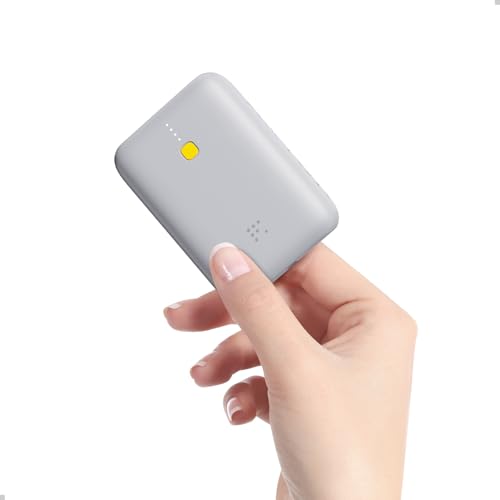 VOLTME モバイルバッテリー 軽量 小型【10000mAh 最大22.5W】PD 急速充電 2台同時充電 Type-C入出力&USB出力ポート タイプc モバイル・バッテリー コンパクト 大容量 携帯バッテリー iPhone 16 15 iPad Galaxy Android スマートフォン タブレット各種対応 旅行/出張/停電対策/緊急防災 PSE認証済 HP10Q（グレー）