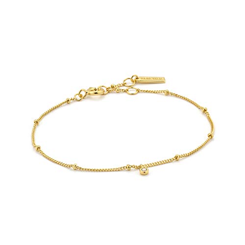 Bracelet Ania Haie en argent 925 doré maille scintillante élégante