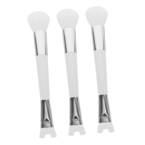 FRCOLOR 3 Piezas Brocha Para Rubor Pequeño Pincel De Sombra De Ojos Pinceles De Maquillaje De Mujer Cepillos De Maquillaje De Viaje Cepillo Para Sombra De Nariz Gel De Sílice
