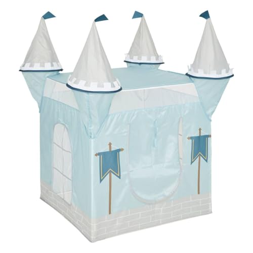 Atmosphera for Kids - Tente Pop Up Enfant Château Fort 130cm Bleu