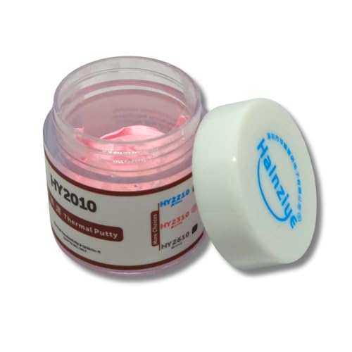 Image of HY2010 10 W /m-K Extreme Thermal Putty with Spatula for High Performance Laptops, PCs, Electronics, LEDs, etc. (HY2310 Pink, 20g)