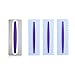 4 Rascador de pasteles para decoración de pasteles, peine para glaseado, espátulas para fondant, bordes de tartas, rascador de crema, herramienta para repostería, molde para hornear