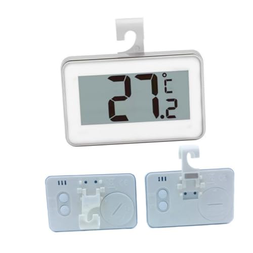 TOYZFRIENDY Termometro Frigorifero Elettronico ad Alta Precisione con Display Stabile e Affidabile per Conservazione Alimenti Facile da Installare Attrezzi