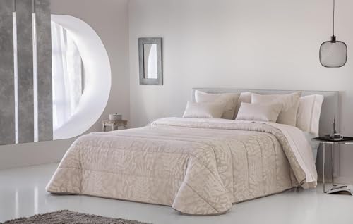 JVR | Conforter Nórdico Tamaño 260 Ligero y Cálido para Invierno – Edredón Aislante Color Gris para un Descanso Cómodo y Reparador