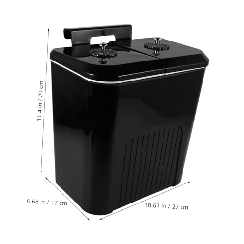 Cabilock caneca de basura de cocina con tapa y compartimentos miniatura 2
