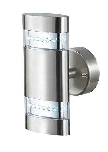 Wandlampe Quebec LED Edelstahl Wandleuchte Außenlampe Außenleuchte Lampe Cover