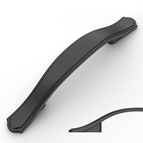 Image of Asidrama 10 Pack 3 Inch(76mm) Matte Black Kitchen Cabinet Handles Cabinet Pulls Kitchen Cabinet Hardware for Cupboard Drawer Pulls