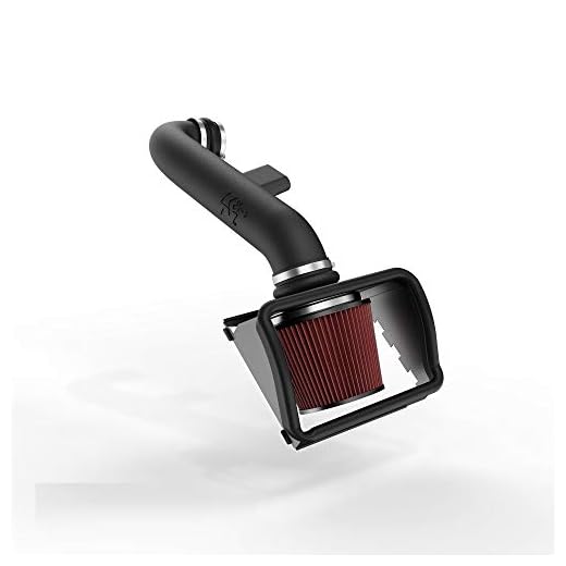 K&N Cold Air Intake Kit: Increase Acceleration & Towing Power, Guaranteed to Increase Horsepower up to 13HP: Compatible with 5.0L, V8, 2015-2019 Ford F150, 63-2591