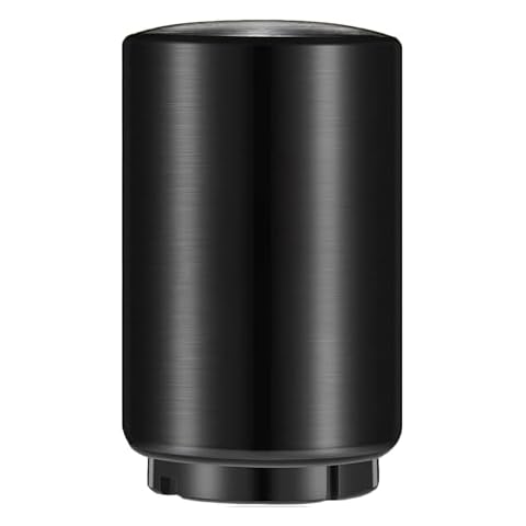 Automatic Bottle Opener Bottle Cap Opener Beer Bottle Opener Destapadores de Cerveza, Down-Pop Off Beer Bottle Opener with Magnetic Cap Catcher, Home Bars Kitchen Cool Bartender Tools（Black） Cover