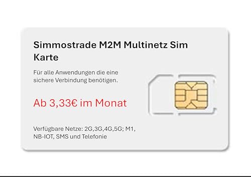 M2M IoT SIM Karte – Multi‑Netz für die Landwirtschaft...