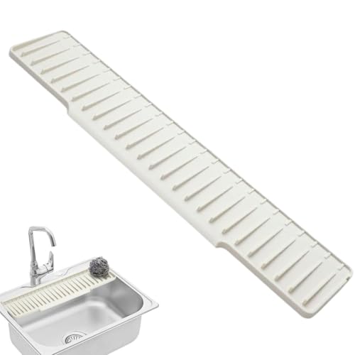 Alfombrilla para grifo de silicona y protector de encimera para cocina 8