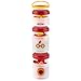 Whiskware Harry Potter Stackable Snack Containers for Kids and Toddlers, 3 Stackable Snack Cups for School or Travel, Dumbledore and Hedwig