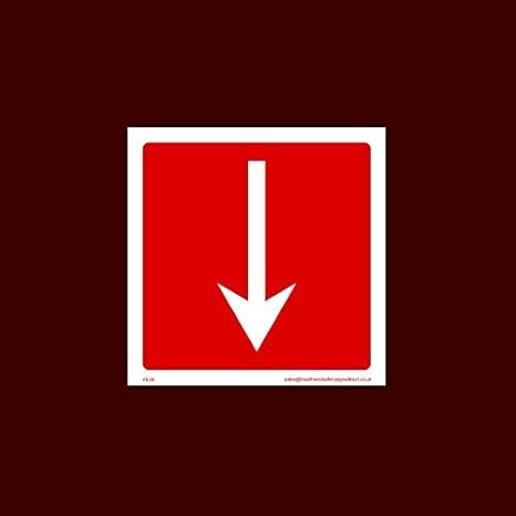 cartello di uscita per il vetro