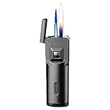 Double flamme : ce briquet utilise une double flamme, une flamme nue et une flamme coupe-vent, qui peuvent être commutées à volonté. Peut répondre à l'utilisation de différents environnements.