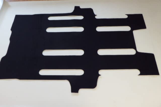 autix Tapis de coffre compatible avec Opel Vivaro Renault Trafic Fiat Talento III 3ème génération Combi à partir de 2014 avec 2 portes coulissantes avec...