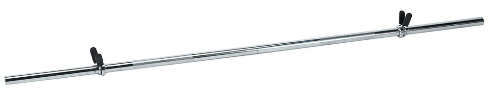 Bodyline Bilanciere Per Pesi Acciaio Cromato Con Chiusura A Molla Lunghezza 150cm E Diametro 25mm - Fitness A Casa